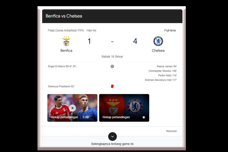 Chelsea Benfica