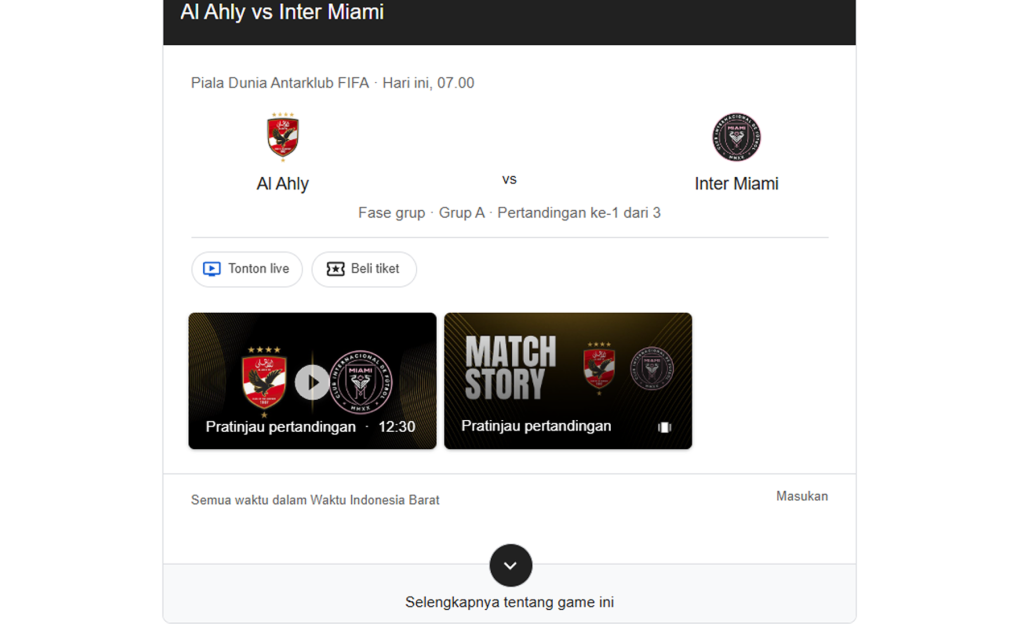 Miami vs Al Ahly