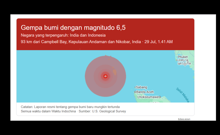 Gempa Bumi Di Aceh