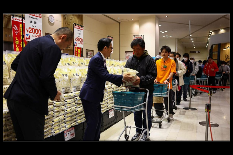 Jepang Mengalamin Krisis Beras