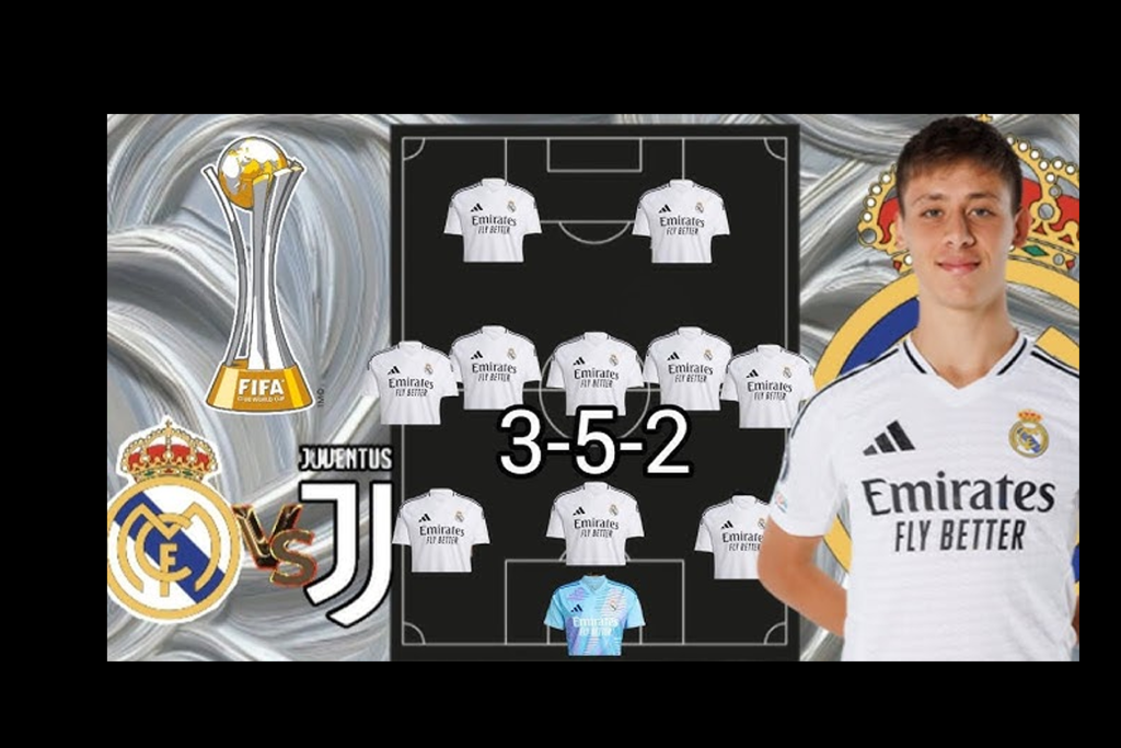Susunan Pemain Real Madrid vs Juventus
