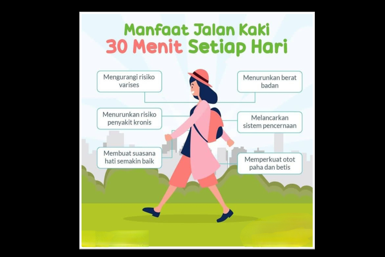 Manfaat Jalan Kaki 30 Menit Jalan