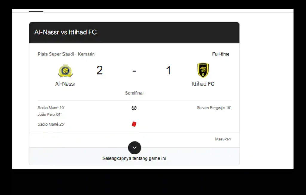 Jadwal Bola Malam Ini