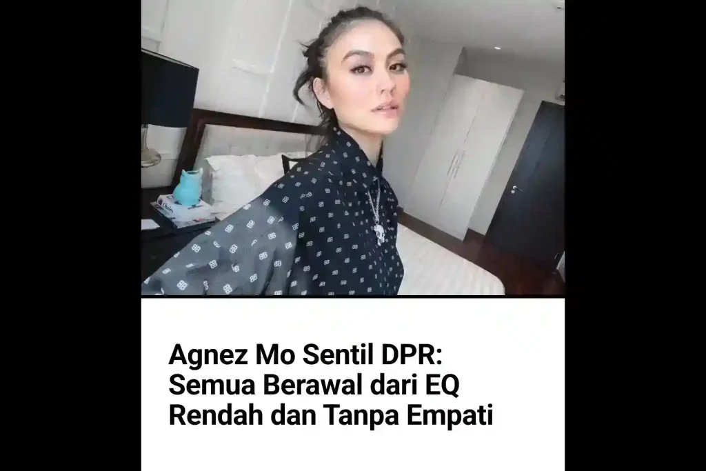 Agnez Mo Nyindir Anggota DPR