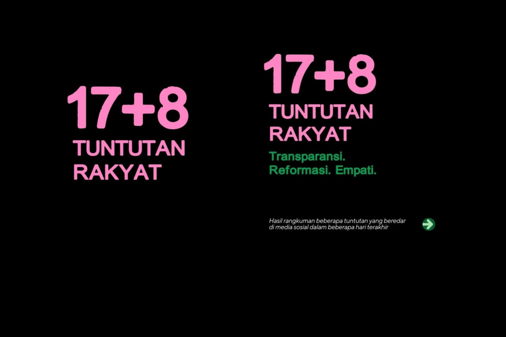 Aksi 17+8 Tuntutan Rakyat