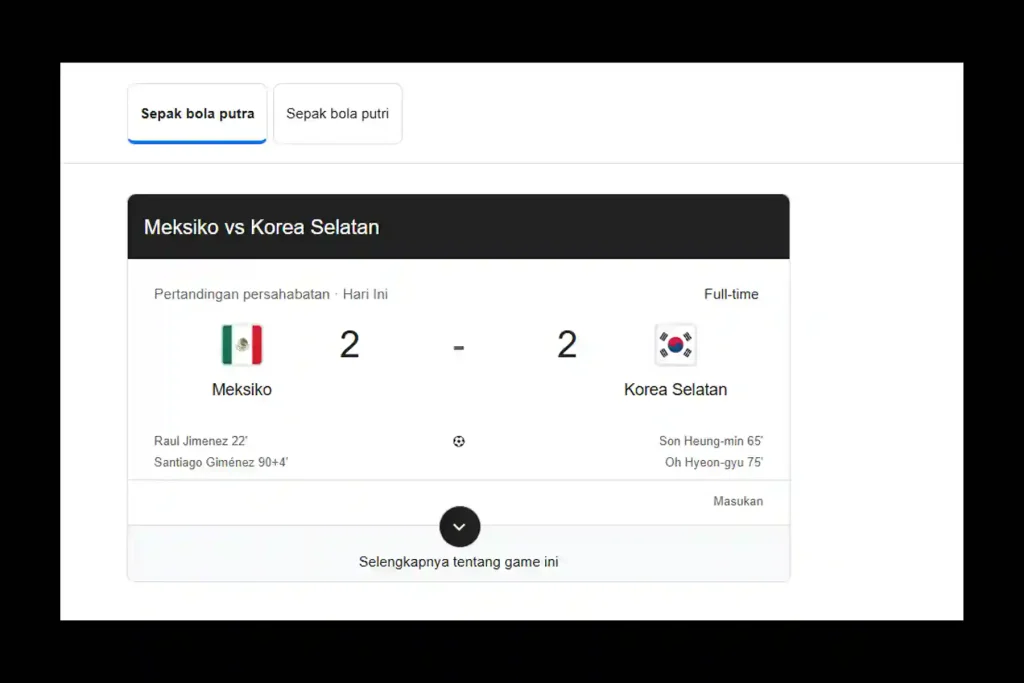 Jadwal Bola Live Streaming
