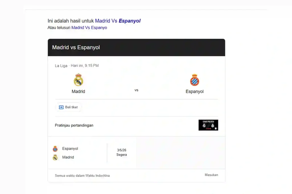 Madrid Vs Espanyo