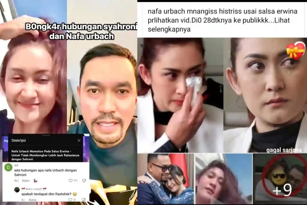 Nafa Urbach dan Ahmad Sahroni