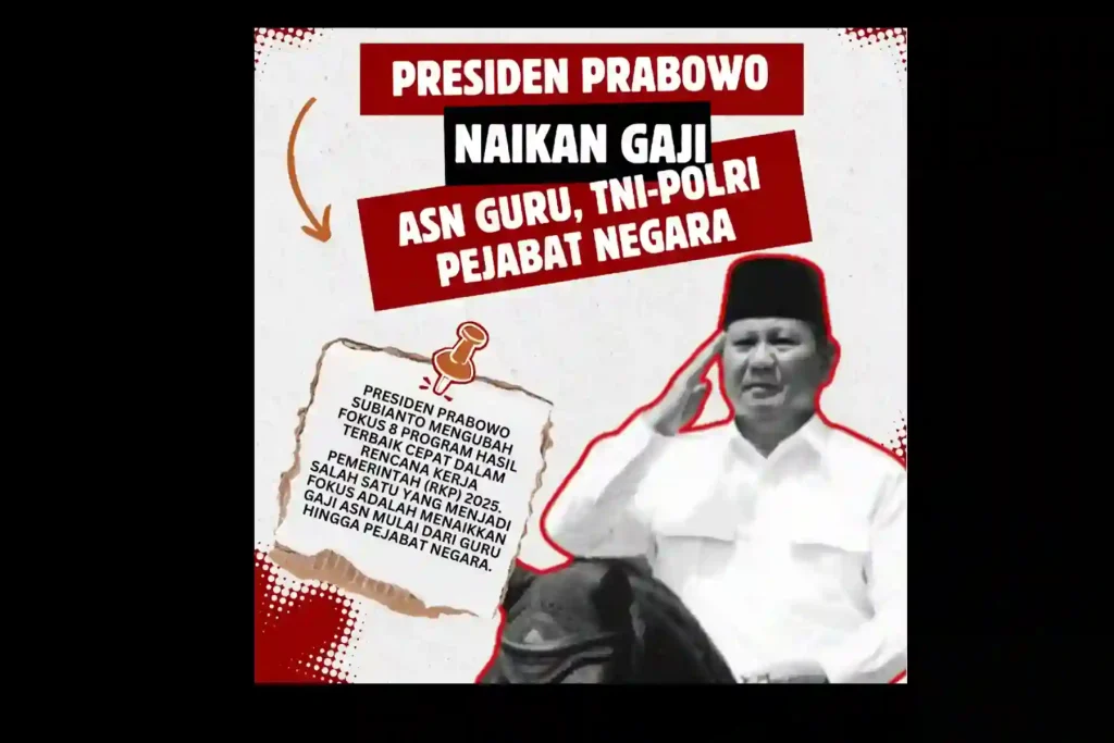 Prabowo Naikkan Gaji Asn